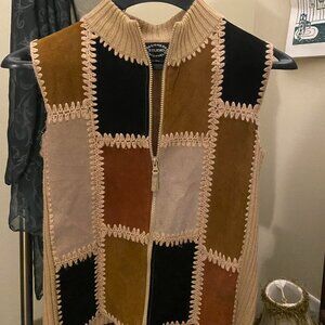 Vintage Genuine Leather Vest